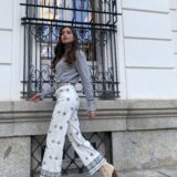 Jean Bordado Isabella ivory - Imagen 3