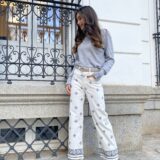 Jean Bordado Isabella ivory - Imagen 4