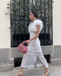 Falda Chloe white