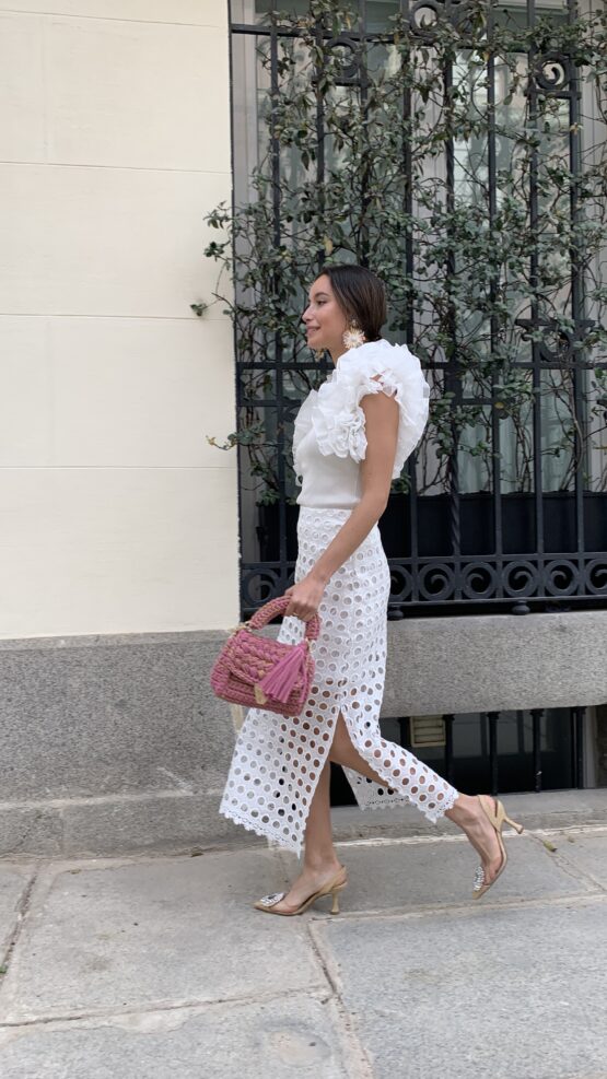 Falda Chloe white - Imagen 4