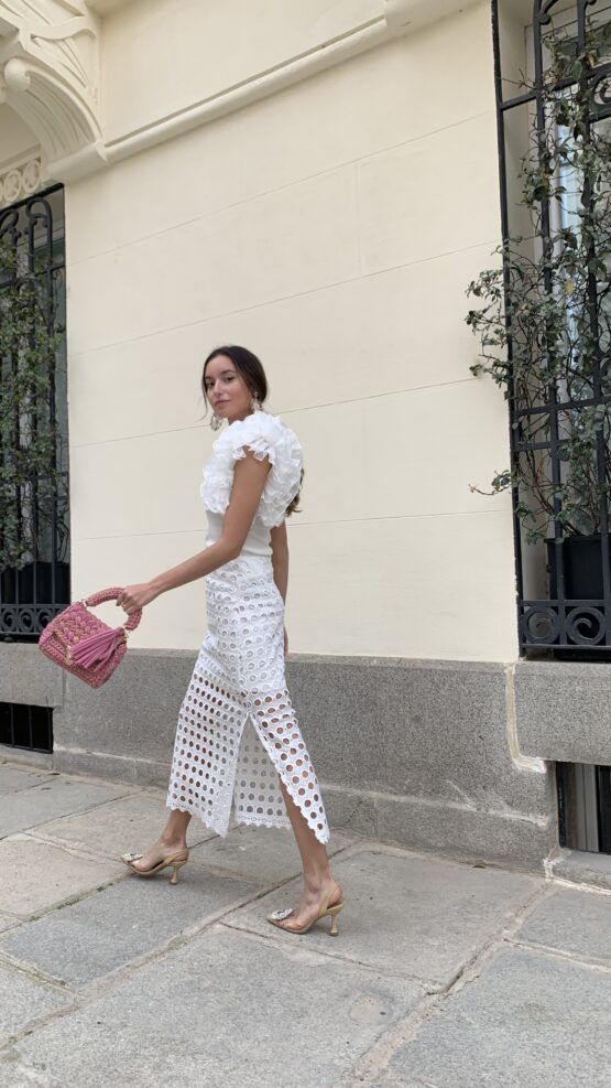 Falda Chloe white - Imagen 3
