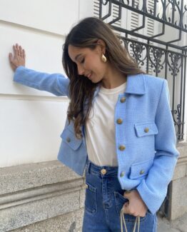 Chaqueta simonette azul bebe