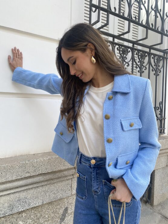 Chaqueta simonette azul bebe
