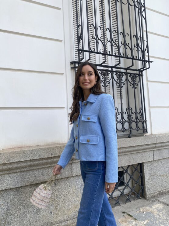 Chaqueta simonette azul bebe - Imagen 4
