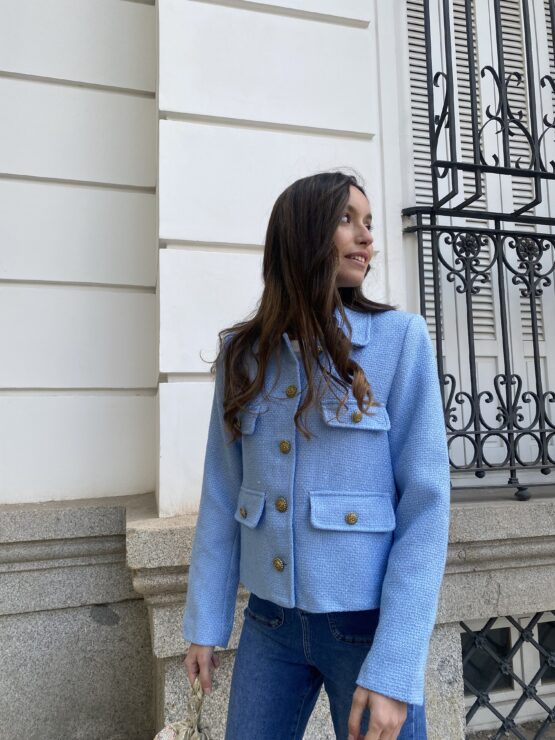 Chaqueta simonette azul bebe - Imagen 2