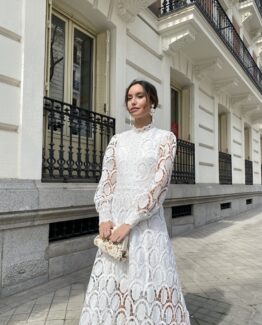 Vestido guipur jerez