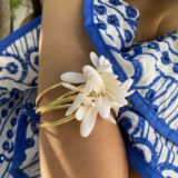 Brazalete Orquídea white