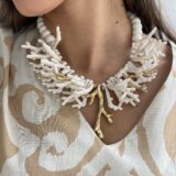 Collar coralina ecru
