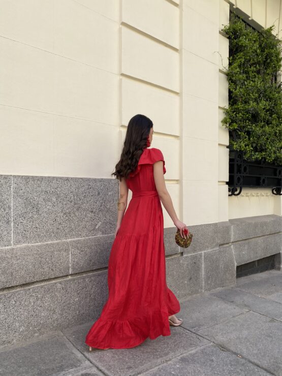 Vestido jerez rouge - Imagen 4