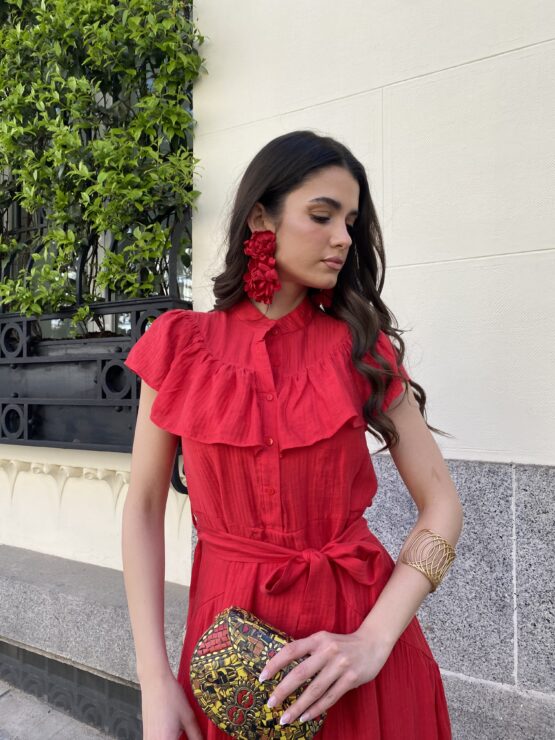 Vestido jerez rouge - Imagen 3