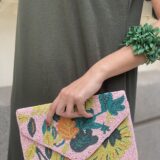 Cartera bordada abalorios Riviera - Imagen 2