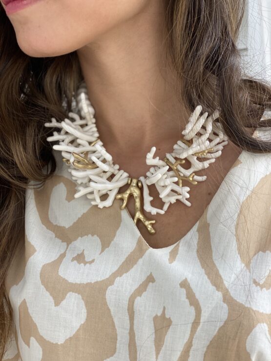 Collar coralina ecru - Imagen 2