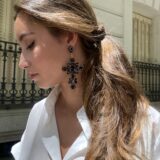 Pendiente Sicilia joya negro - Imagen 3