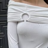 Camiseta Bardot blanco - Imagen 2