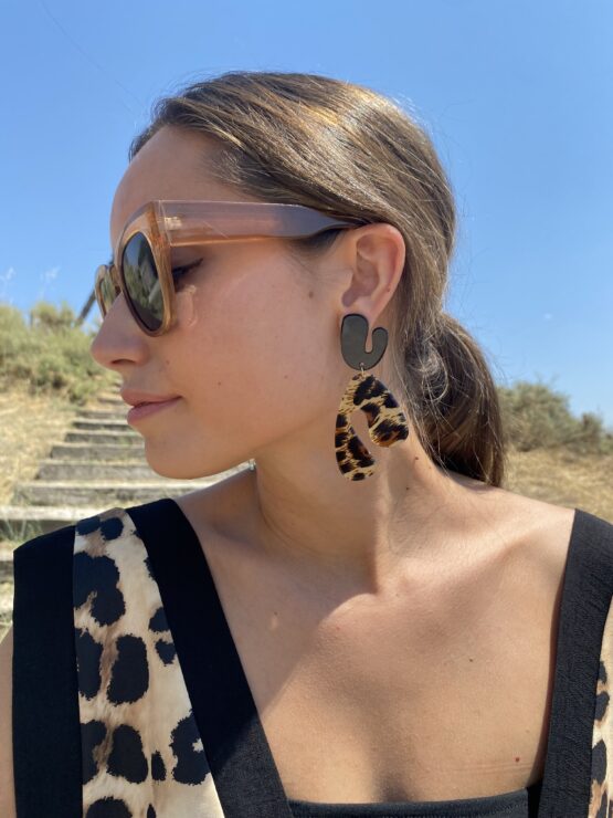 Pendiente animal print - Imagen 3