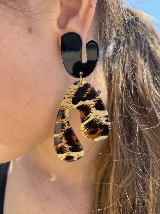 Pendiente animal print - Imagen 2