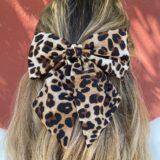 Pasador lazada animal print medium