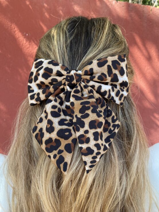 Pasador lazada animal print medium