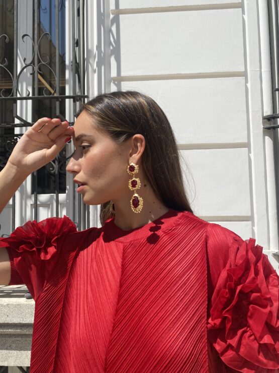Pendiente dali rouge - Imagen 2