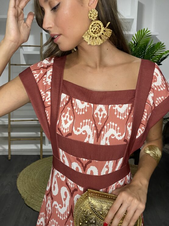 Pendiente Crochet gold - Imagen 2