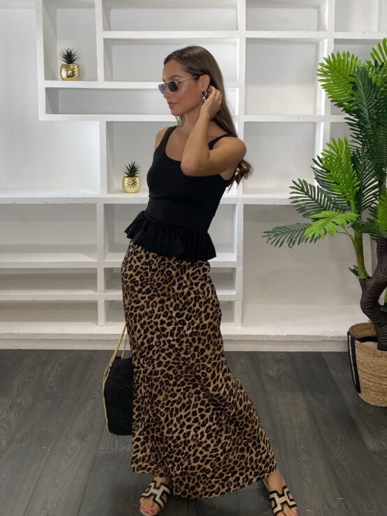 Falda animal print - Imagen 4