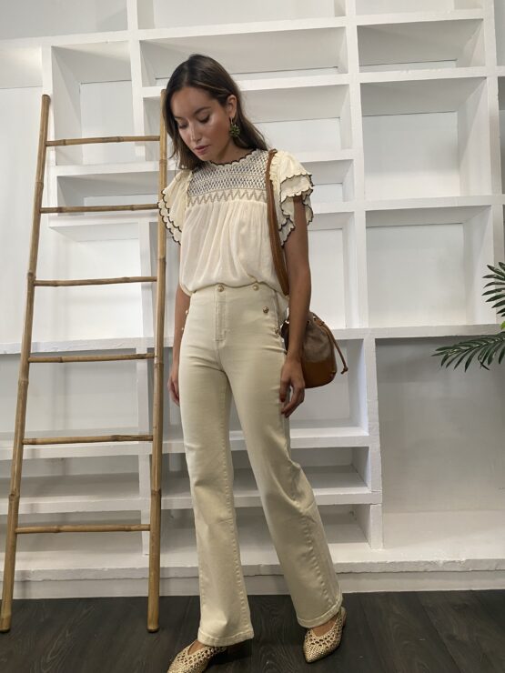 Jeans Colette ivory - Imagen 4