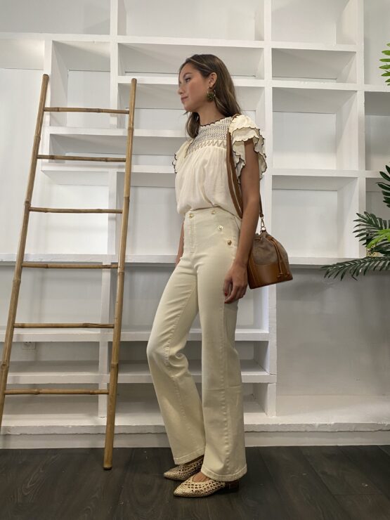 Jeans Colette ivory - Imagen 3