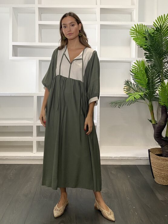 Vestido Petra olive - Imagen 7
