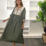 Vestido Petra olive - Imagen 6