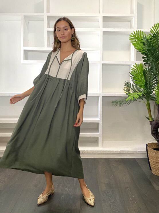 Vestido Petra olive - Imagen 6