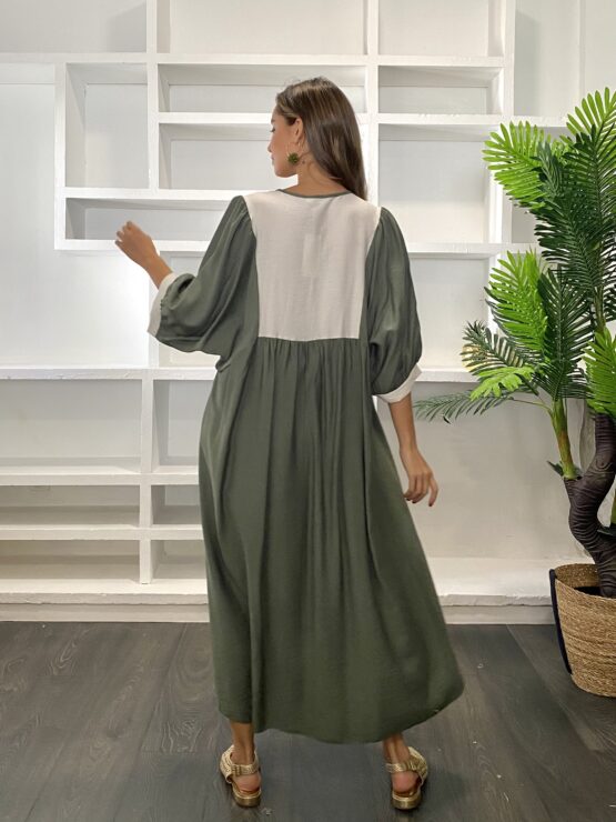 Vestido Petra olive - Imagen 3