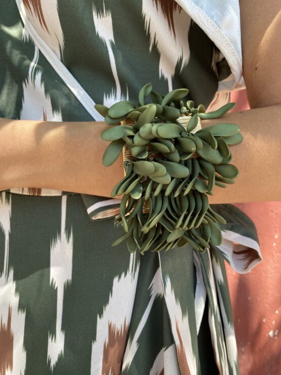 Brazalete Costa Rica verde hoja