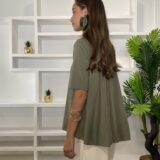 Camiseta tencel lyocel khaki - Imagen 6