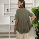 Camiseta tencel lyocel khaki