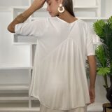 Camiseta tencel lyocel blanca - Imagen 2