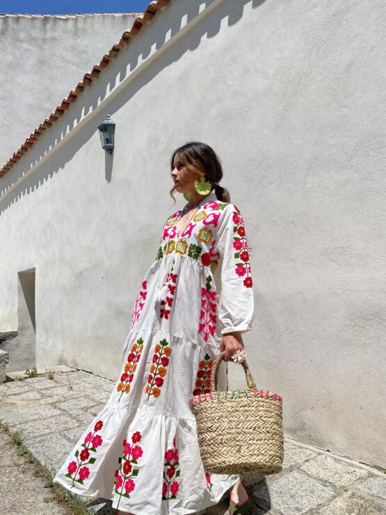 Vestido bordado a mano Micaela - Imagen 2