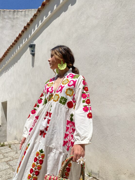 Vestido bordado a mano Micaela - Imagen 3