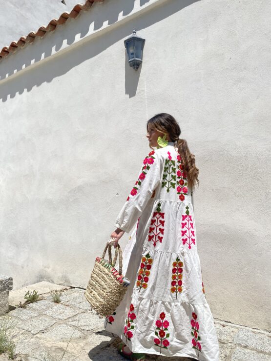 Vestido bordado a mano Micaela - Imagen 5