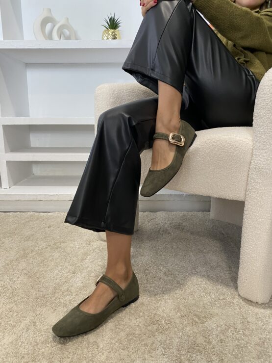 Mercedita hebilla khaki
