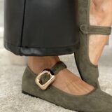Mercedita hebilla khaki - Imagen 3