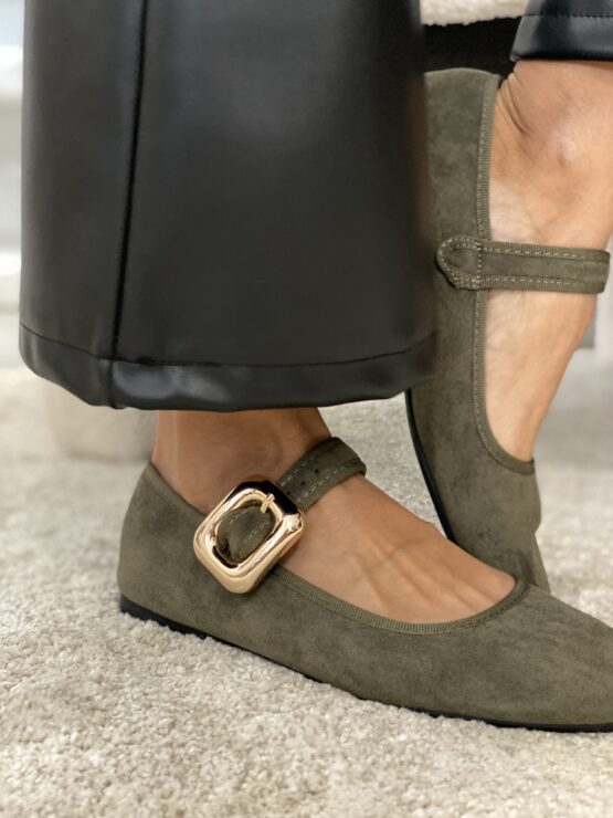 Mercedita hebilla khaki - Imagen 3