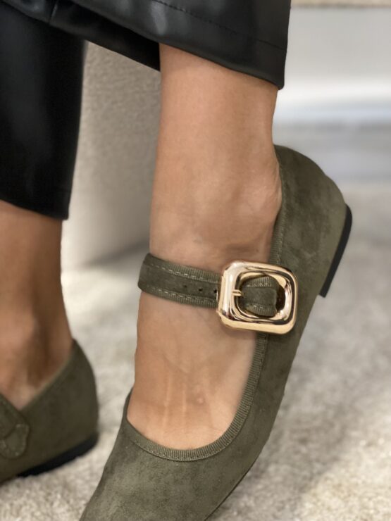 Mercedita hebilla khaki - Imagen 6