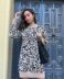 Vestido punto animal print