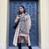 Vestido punto animal print - Imagen 3