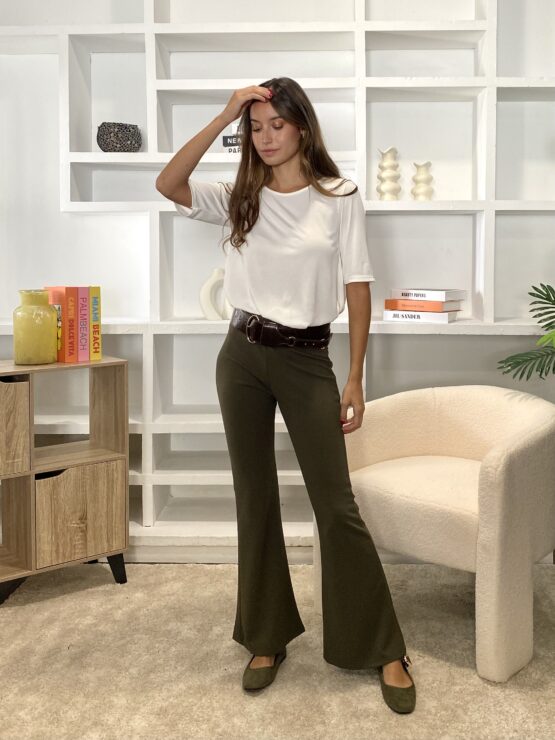 Pantalón Altea punto khaki
