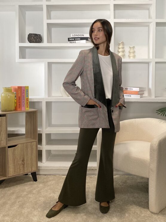 Pantalón Altea punto khaki - Imagen 5