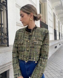 Chaqueta tweed Micaela