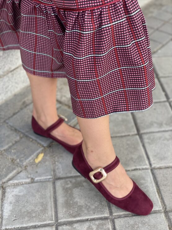 Mercedita hebilla vino - Imagen 2