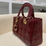 Bolso Venecia charol burdeos - Imagen 3