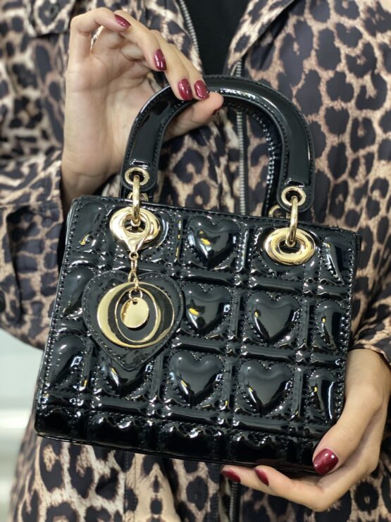 Bolso Venecia charol noir